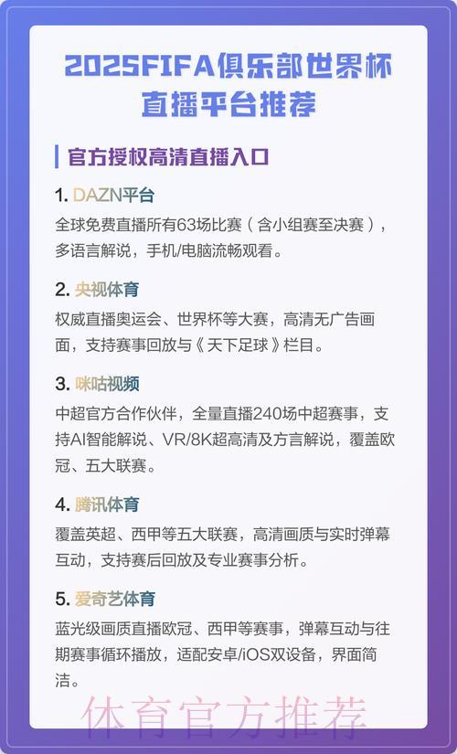 世界杯免费在线直播平台精选大全